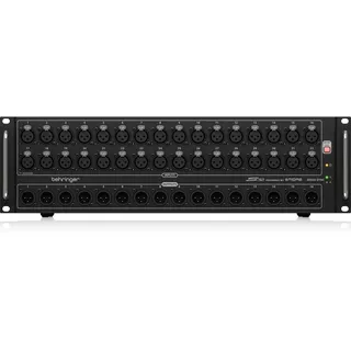 Behringer S32 I/O-Box mit 32 fernsteuerbaren Midas-Vorverstärkern, 16 Ausgängen und AES50-Netzwerk mit Klark Teknik SuperMAC-Technologie