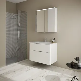 Burgbad Slim Keramik-Waschtisch 82 x 0 cm (SHCP082F2009C0001G0146)