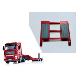 Siku Control 6721 MAN Tieflader Rampe rot NEU