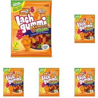 nimm2® Lachgummi Mümmelbande Fruchtgummi 225,0 g