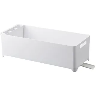 Yamazaki Home Abtropfgestell 55cm Abtropfständer Geschirr Abtropfschale weiß Tower