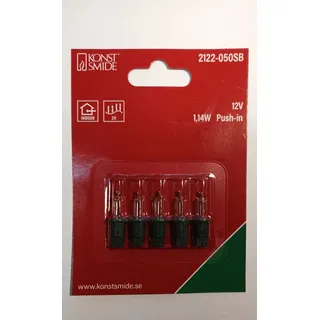 Konstsmide 2122-050SB Ersatzbirne / für Minilichterketten / 12V 1,14W klar