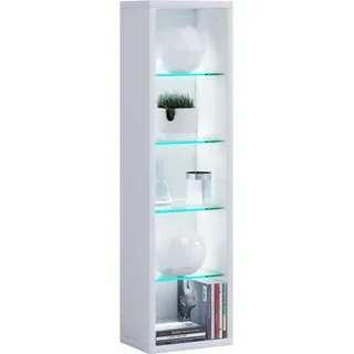 VCM Rasato L Standregal 21 x 14,4 x 76,6 cm Weiß