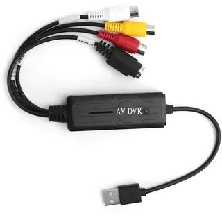 USB2.0 Audio Video Converter, Adapter für Digitale Videoerfassungskarten, Unterstützung von NTSC/PAL, USB2.0 Capture Card für