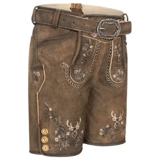 Nübler Trachtenlederhose Kinderlederhose kurz Edgar in Braun von Nübler braun 158