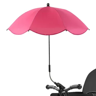 Sonnenschirm Kinderwagen | Sonnensegel Kinderwagen UV Schutz UPF 50+ | 360° Verstellbar Kinderwagen Sonnenschirm mit Clip | Sommer Sonnenschirm für Kinderwagen Zubehör