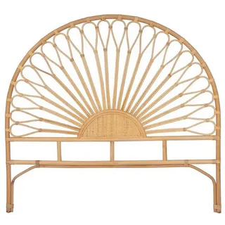 vente-unique Bettkopfteil - Rattan - 140 cm - Naturfarben - SOLIA