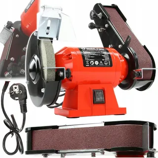 Bandschleifer Tellerschleifer 150mm 250W Tischschleifmaschine Doppelschleifer