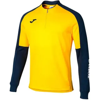 Joma Eco Championship Halbreißverschluss-sweatshirt - Yellow / Navy - 3XL