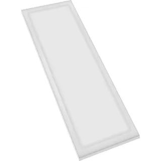 Tectake Lucerna 1 rechteckig weiß Stahl