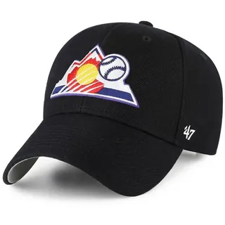 '47 MLB Colorado Rockies Baseball Cap schwarz One Size