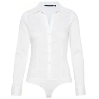 Vero Moda Lady String Langarm-body Snow White XL
