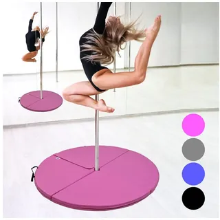 Trutzholm Pole Dance Matte 5 cm dick Ø 120 cm pink Tanzstangenmatte Matte Tanzstange Po... grau, 5 cm