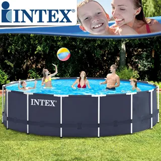 Intex Frame Pool 457 x 457 x 122 cm inkl. Sandfilteranlage