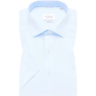 Eterna Original Shirt Business-Hemd, Kurzarm, Comfort-Fit, für Herren, 10 HELLBLAU, 44