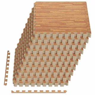 vidaXL Bodenmatte 18 m2 Braun