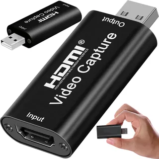 Retoo Video Capture Card USB 2.0, HDMI 4K 30 Hz, 1080p für Live-Streaming
