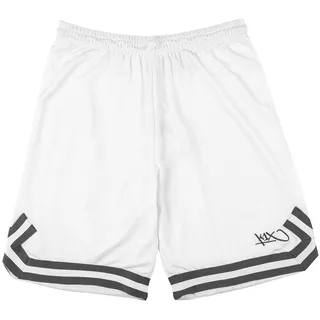 K1X Hardwood | Double X | Basketball Shorts, Farbe: Weiß, Kleidergröße: XS