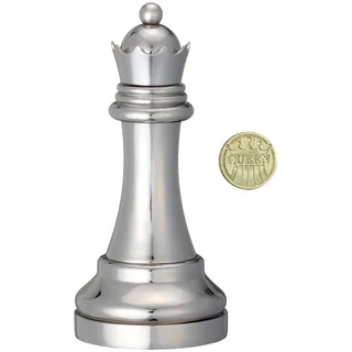 Bartl Cast Puzzle Chess Queen Metallpuzzles Schachfigur Dame in der Farbe Silber, 111466