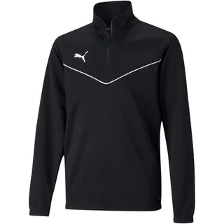 Puma teamRISE 1/4-Zip Top Kinder 03 black/white 140
