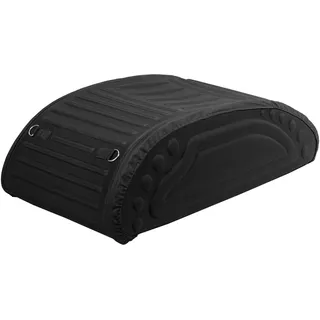 FANTASK 400L Auto Dachbox, Dachkoffer mit Transportbändern, Dachtasche, Gepäcktasche, Gepäckbox, Schwarz