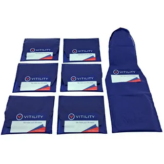 750ml Pinkelbeutel Taschen-WC für Unterwegs Notfall Toilette WC für Frauen, Kinder, Männer - Reisetoilette Auto - Camping Festival Toilette Frauen Urinal Unterwegs Urinbeutel (1er Set)
