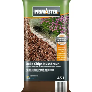 Primaster Deko Holzchips 45 l nussbraun