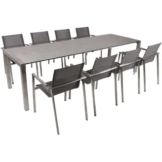 Garden Pleasure Gartenmöbel-Set 04 Sienna 9-teilig