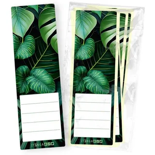 itenga Rückenschilder Dschungel, 60 x 190mm, selbstklebend, 10 Stück