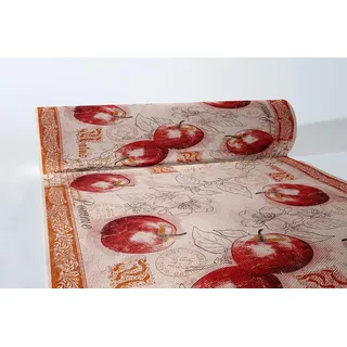 Mank GmbH Airlaid Tischläufer 40 cm x 24 m Tischdecken Rolle stoffähnlich praktische Einmal-Tischdecke für Hochzeit oder Partys Malus