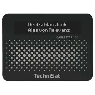 TechniSat CABLESTAR 100 Digitalradio-Empfangsteil, Schwarz