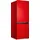 HKGK14349CR Kühl-Gefrierkombination (175 l, 1430 mm hoch, Rot)