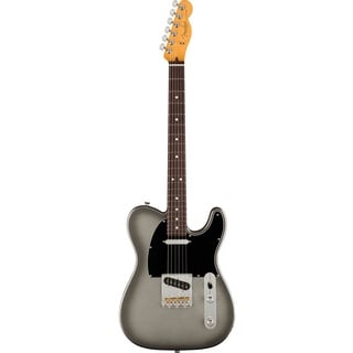 Fender E-Gitarre, E-Gitarren, T-Modelle, American Professional II Telecaster RW Mercury - E-Gitarre silberfarben