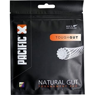 Pacific Tournament Pro Tough Gut-12m-Garnitur Tennissaite, Natur, 9.0G/16