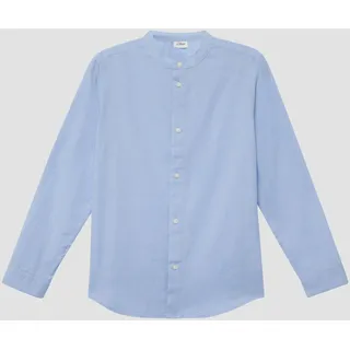 s.Oliver Chambray-Hemd mit Stehkragen - blau - 170/176