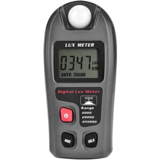 MT-30 Digital Luxmeter, Tragbare Photometer Belichtungsmesser LCD Display Bereich bis zu 200.000 Lux, Hoher Genauigkeit Schneller Reaktion und Daten Halten