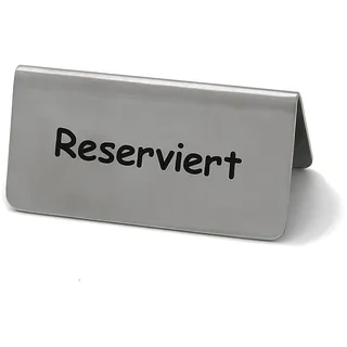 GRÄWE Tischaufsteller/Metallschild "Reserviert"