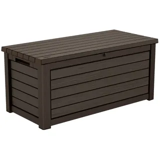Keter Gartenbox "NORTHWOOD" 623L 157x72x69cm Deckel bis 270kg belastbar, abschließbar braun