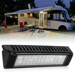 SUPAREE Wohnwagen Lampe Außen 12 Volt LED Lampen Wohnmobil Außen Außenleuchte Wohnmobil 12V 6000K 2000LM IP67 Wasserdicht für Camper Reisemobil Caravan Boat
