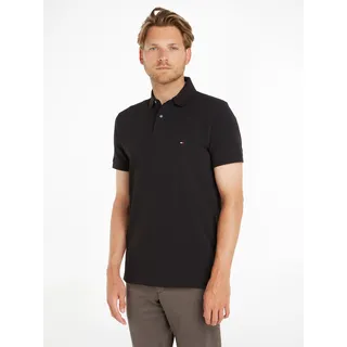 Tommy Hilfiger 1985 REGULAR POLO Kurzarm Poloshirts Herren, Schwarz XXL