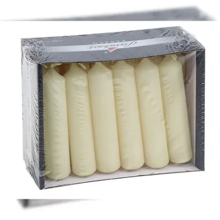 Steinhart Kerzen Pyramidenkerzen Champagner 95 x Ø 20 mm, 18 Stück