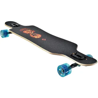 Streetsurfing Street Surfing Freeride Curve Drop Through Freeride Holy Cube 39 ́ ́ Longboard - Yellow / Green - One Size
