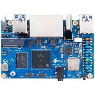 Orange Pi RV2 4GB Ram Octa-Core RISC-V Architecture Board mit Dual Gigabit Ethernet Ports Dual M2 Schnittstellen