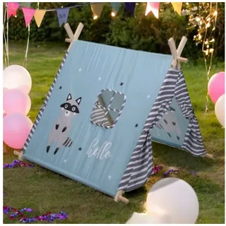 KEINerlei® Tipi-Zelt Tipi Zelt Kinderzelt Spielzelt Babyzelt Spielhaus grau