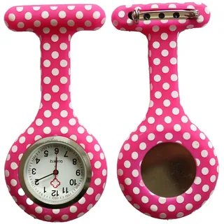 pe@mak Nurse Watch Schwesternuhr Silikon Krankenschwesternuhr Pulsuhr Kitteluhr Pflege