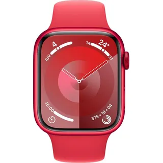 GPS + Cellular 45 mm Aluminiumgehäuse (product)red, Sportarmband (product)red M/L