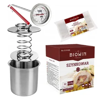 SCHINKENKOCHER 0,8kg SET Schinkenfee SCHINKENFORM + THERMOMETER +EINLEGEBEUTEL