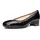 GRAZ Pumps Blockabsatz Lackleder Schwarz 39