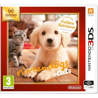 Nintendo Games 3ds Nintendogs And Cats 3d: Golden Retriever - Multicolor
