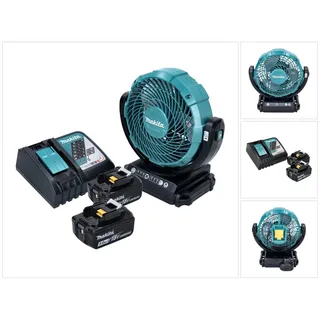 RT Akku Ventilator Lüfter 18 V 18 cm inkl. 2 x 5,0 Ah Akku + Ladegerät